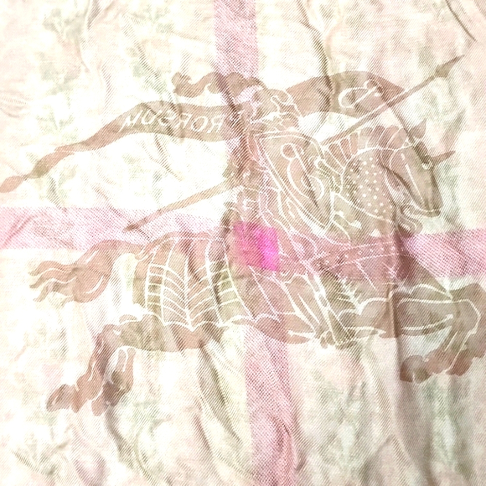 Large Burberry Haymarket Prorsum Logo Plaid Patte… - image 6